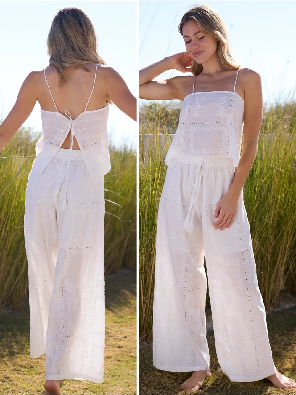 Natural Life Ada Cotton Set Top & Pants XS NEW WITH TAGS NWT